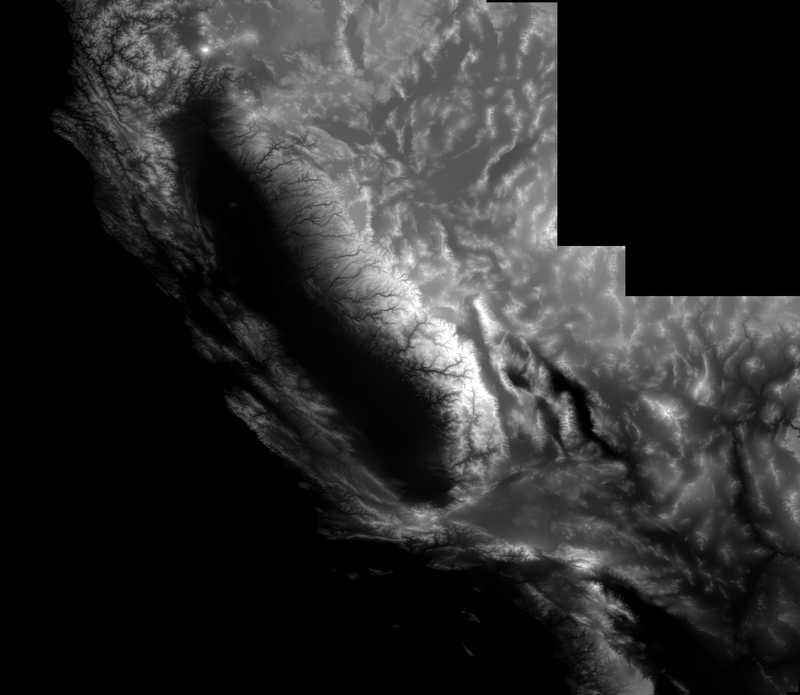 the ca_topo image; it's hard to make out details and very dark